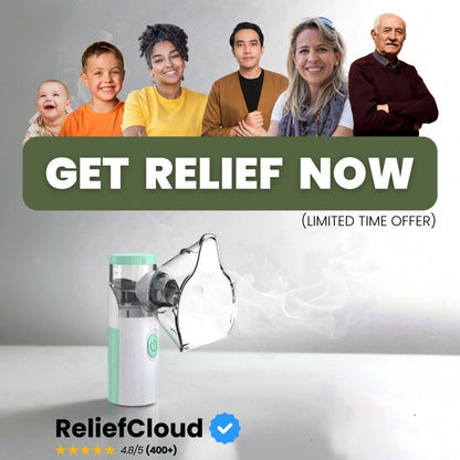 ReliefCloud™ - Portable Quiet Nebulizer