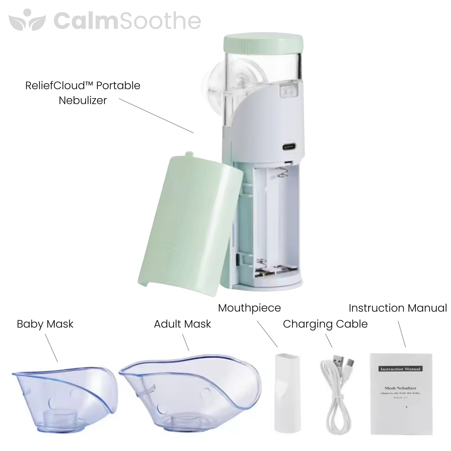 ReliefCloud™ - Portable Quiet Nebulizer